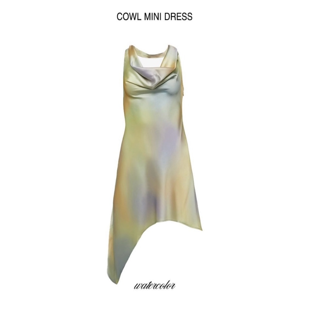 We Wore What cowl dress